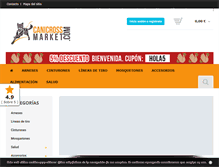 Tablet Screenshot of canicrossmarket.com